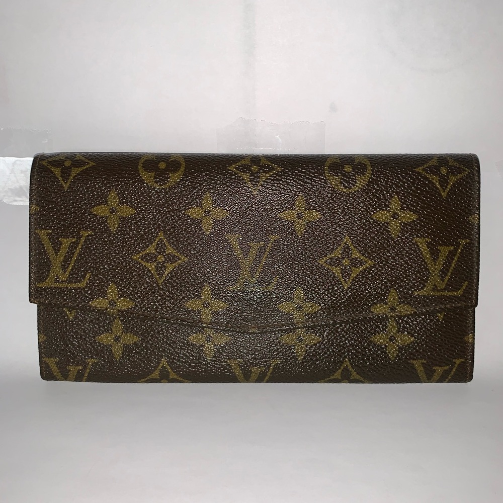 Louis Vuitton Monogram Portefeiulle Sarah Long Wallet
